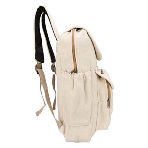 Suman Handicraft Himalyan Hemp Laptop Bag Backpack/ Traveller Bag, A Great Product- Off White