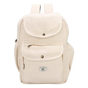 Suman Handicraft Himalyan Hemp Laptop Bag Backpack/ Traveller Bag, A Great Product- Off White