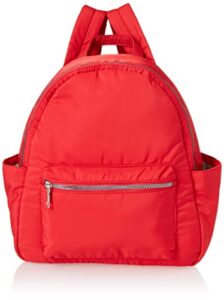 amazon essentials womens liahh backpack, cherry red, one size us
