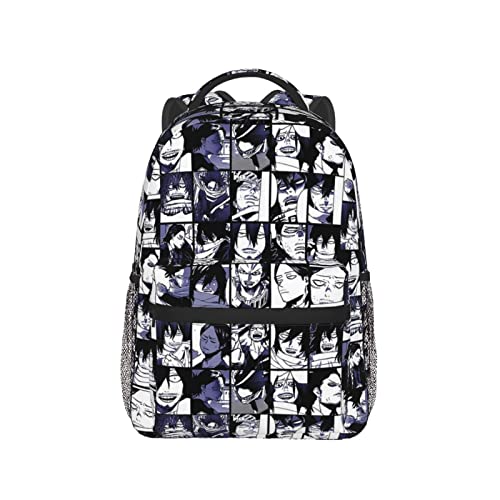 My Comics Hero Cartoon Academia Backpack, Polyester Anime Shoulders Backpacks, Fashion Bag, Custom Day Pack