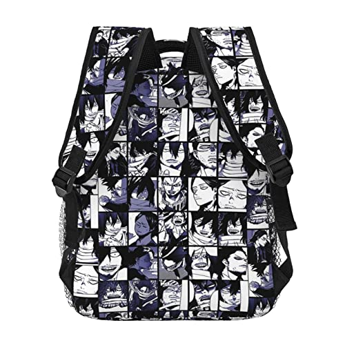 My Comics Hero Cartoon Academia Backpack, Polyester Anime Shoulders Backpacks, Fashion Bag, Custom Day Pack