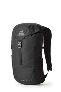 gregory mountain products nano 16 everyday outdoor backpack , obsidian black