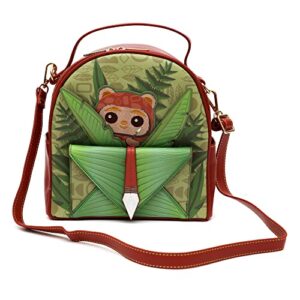 Danielle Nicole X Star Wars Ewok Endor Mini Backpack - Fashion Cosplay Disneybound Cute Bags, Multicolor