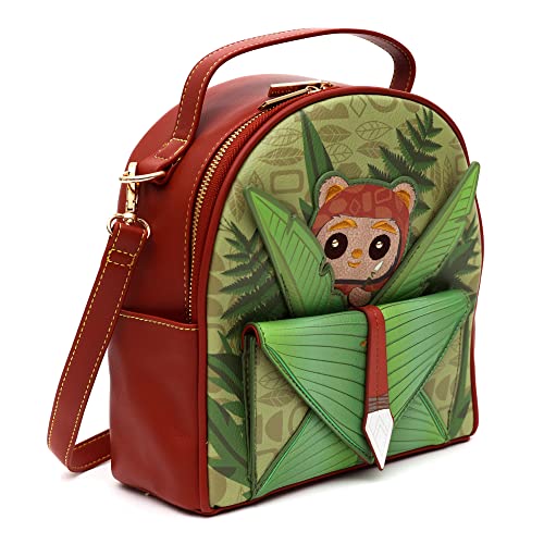 Danielle Nicole X Star Wars Ewok Endor Mini Backpack - Fashion Cosplay Disneybound Cute Bags, Multicolor