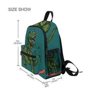 Kids Backpack Skateboard Dinosaur for Toddler Boy Girls Age 3-7