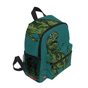 Kids Backpack Skateboard Dinosaur for Toddler Boy Girls Age 3-7