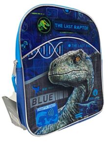 jurassic world 11″ mini backpack, blue, one_size (jumin)