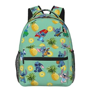 eidolon artsy stitch backpack girl’s boy’s adult’s 16 inch double strap shoulder school bookbag [water resistant] fits laptop