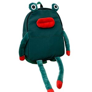 oxford backpack 3d funny cartoon frog satchel waterproof daykpack novelty schoolbag bookbags shoulder bag purse