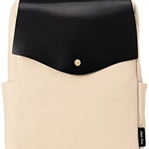 legato largo(レガートラルゴ) Women Backpack, Ivory/Black