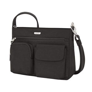 Travelon Patch Crossbody, Black, Patch Crossbody