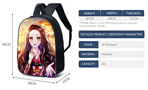 Anime Cosplay Backpack School Bookbag Shoulder Bag Daypack,Knapsack Rucksack