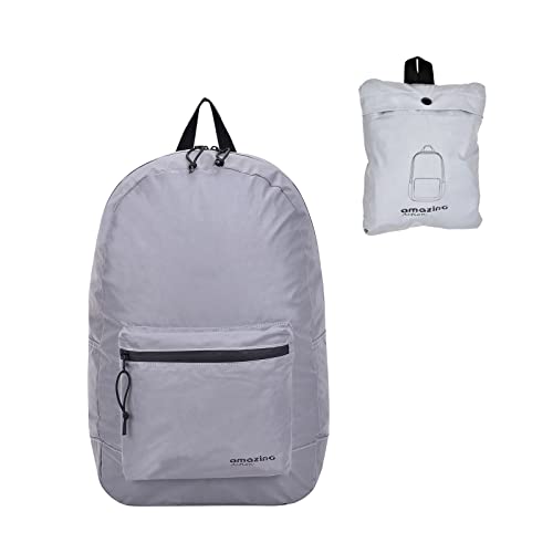 Amazing Action Lightweight College Backpack For Men Women, Reflective Foldable Water Resistant Outdoor Daypack