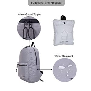 Amazing Action Lightweight College Backpack For Men Women, Reflective Foldable Water Resistant Outdoor Daypack