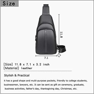 FSD.WG sling Backpack for Men Chest Bag Crossbody Shoulder Bags Travel Bag Purse for Men with Water Resistant