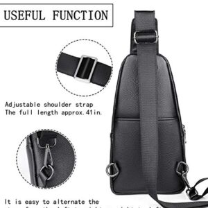 FSD.WG sling Backpack for Men Chest Bag Crossbody Shoulder Bags Travel Bag Purse for Men with Water Resistant