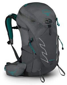 osprey tempest pro 28 women’s hiking backpack, titanium, medium/large