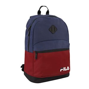 fila gendry backpack, navy/red, one size