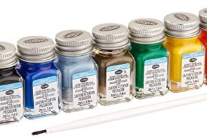 Testors Acrylic Value Finishing Paint Set - 9196T,Multicolor