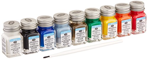 Testors Acrylic Value Finishing Paint Set - 9196T,Multicolor