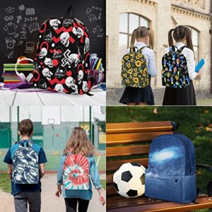 Multifunction Football Bookbag Reusable Backpack for Teens Boys Girls, Large Capacity Laptop Backpack for Travel Office