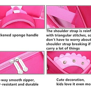 Waterproof Cat Face Waterproof Kids Backpack School Bookbag for Primary Girls Students Yookeyo