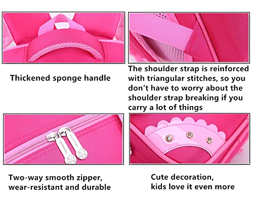 Waterproof Cat Face Waterproof Kids Backpack School Bookbag for Primary Girls Students Yookeyo