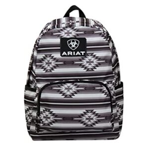 ARIAT Western Backpack Aztec Zipper Adjustable Gray White A460002297