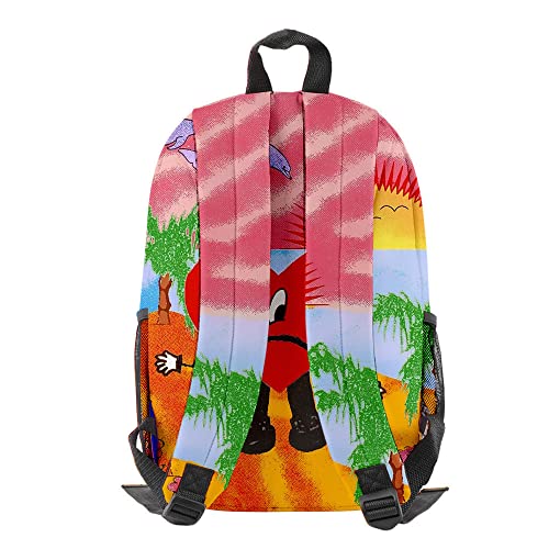 Zakely Un Verano Sin Ti Backpack Bunny Fans Backpack Travel Shoulder Backpack Cosplay Backpack 3pcs Set for Men Women