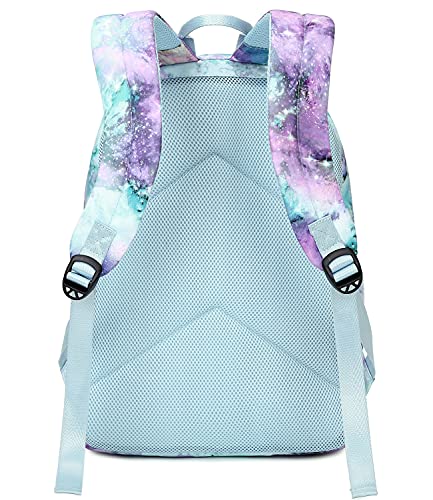 Abshoo Lightweight Galaxy School Backpacks for Teen Girls Backpack with Lunch Bag (B Galaxy)