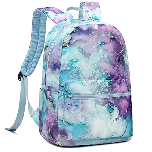 Abshoo Lightweight Galaxy School Backpacks for Teen Girls Backpack with Lunch Bag (B Galaxy)