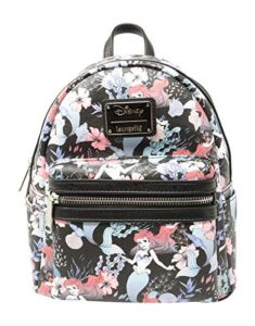 loungefly disney little mermaid ariel womens mini backpack