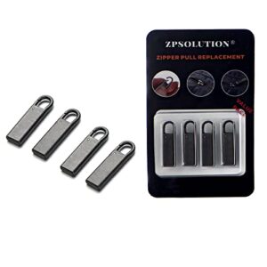 zpsolution zipper pull replacement metal zipper handle mend fixer zipper tab repair for luggage suitcases bag