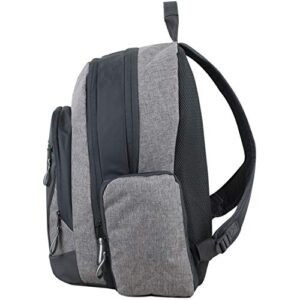 FUEL City Explorer Expandable Backpack, Mid Gray Chambray