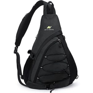 n nevo rhino waterproof sling bag crossbody sling backpack,casual shoulder bag for men,women hiking daypack,outdoor,travel