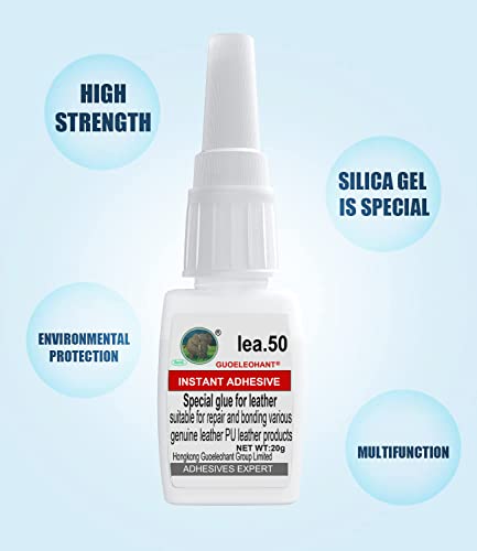 20g Special Glue for Leather, Leather Repair Glue, Used for bonding Between Leather and Leather, Leather and substrates of Different Materials, Suitable for All Kinds of Leather/PU Leather