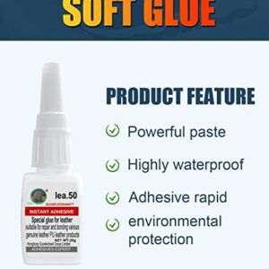 20g Special Glue for Leather, Leather Repair Glue, Used for bonding Between Leather and Leather, Leather and substrates of Different Materials, Suitable for All Kinds of Leather/PU Leather