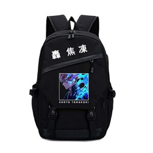 backpack school bags waterproof travel backpack anime cartoon print laptop backpack (d,,,)