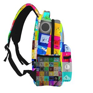 Genaolax Anime Battle For Bfdi Backpack Casual Double Shoulder School Bag For School Travel Outdoors