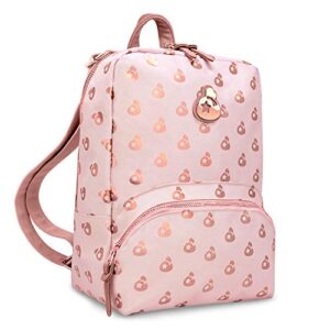 controller gear special edition animal crossing: new horizons switch mini backpack – rose gold island – nintendo switch
