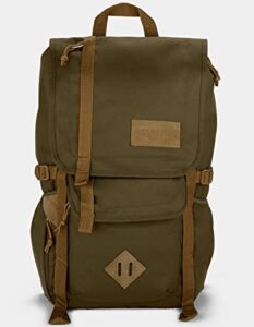 jansport hatchet travel backpack – 15 inch laptop bag designed for urban exploration, army green