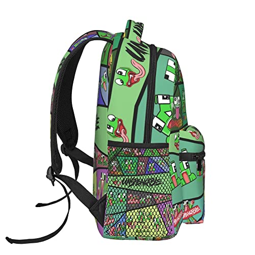 Frog Backpack For Boys Teen Cartoon Backpack High Capacity Bookbag 3d Printed Lightweight Travel Backpack