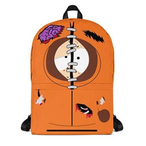 south park dead kenny premium backpack – orange