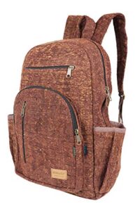 khusi durable natural organic hemp backpack – strong premium quality construction & large storage travel size design shoulder bag – perfect for traveling school laptop carrying usage