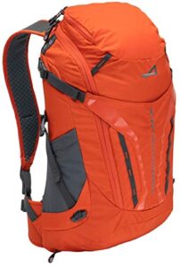 alps mountaineering baja backpack, 20l, chili/gray