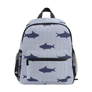 gedako kids backpack school bookbag rucksuck color for toddler elementary boy girls students age 3-7 (stripes waves sharks)…