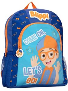 blippi kids backpack blue