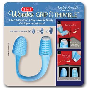 Taylor Seville Originals Wonder Grip and Thimble-Sewing Notions and Accessories-Sewing Supplies