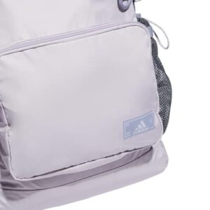 adidas Saturday Backpack, Silver Dawn Grey/Silver Violet Purple, One Size