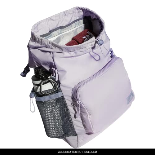 adidas Saturday Backpack, Silver Dawn Grey/Silver Violet Purple, One Size